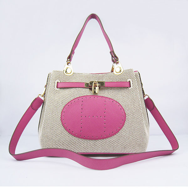 Fake Hermes New Arrival Double-duty handbag Peach 60668